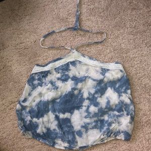 Hollister tie-dye halter top
